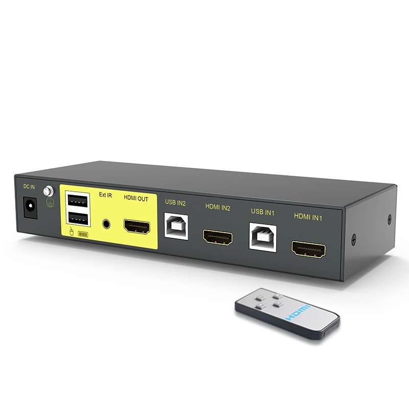 HDMI KVM切换器2进1出21HK