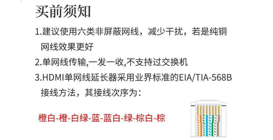 60米HDMI网线延长器HE60买前须知